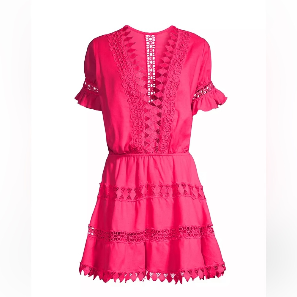 Peixoto Ora Embroidered Mini Dress